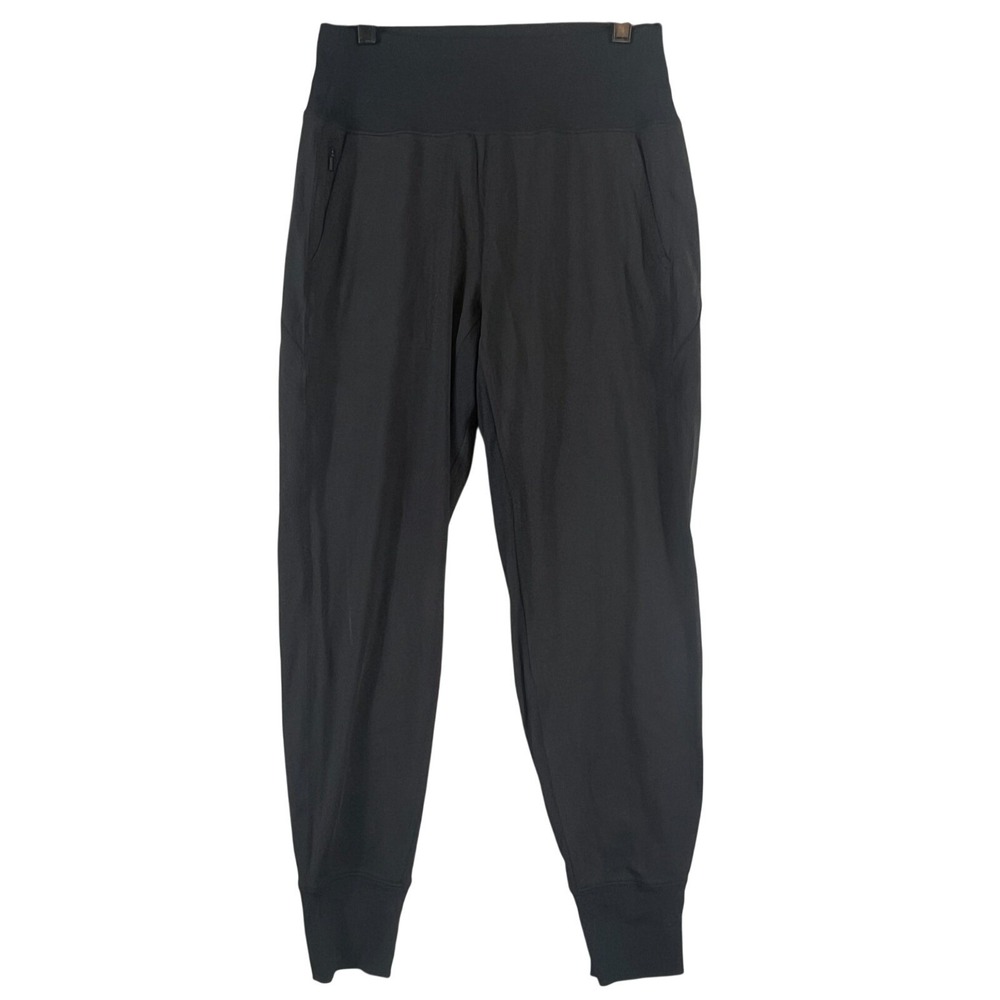 Athleta Black High-Waist Venice Jogger Track Pants size SP